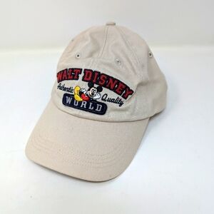 Authentic Walt Disney embroidered natural color adjustable basketball cap.